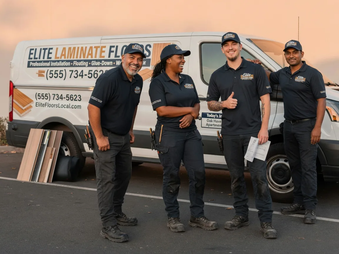 Laminate flooring installation company in Crary, ND
